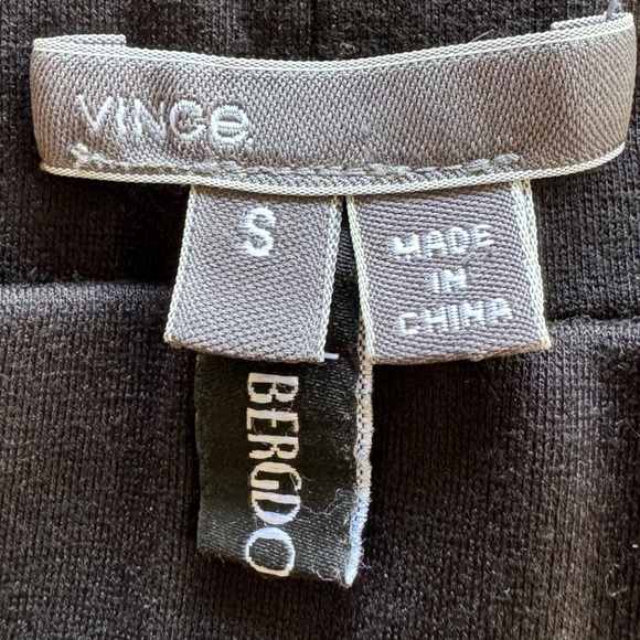 Vince Bergdorf Goodman pants casual black straight leggings small - Picture 7 of 7